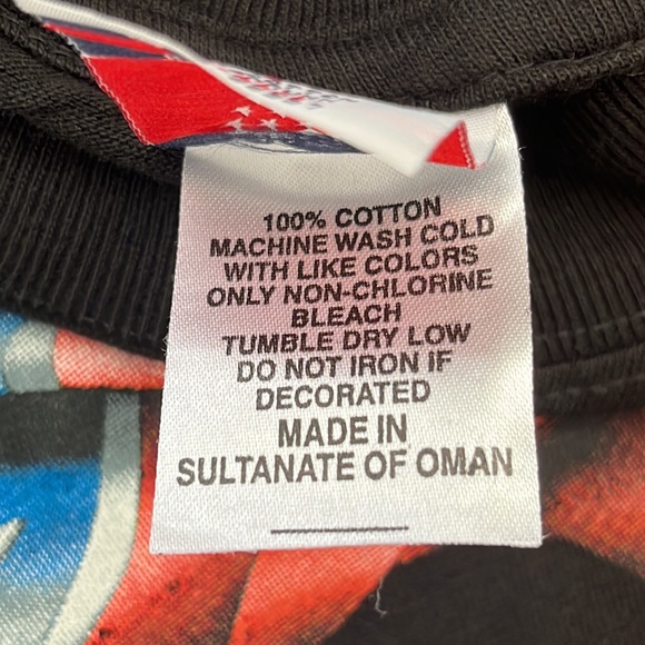 Liberty vintage tee black graphic south is where it’s at men’s size XXL Biker - Picture 7 of 7